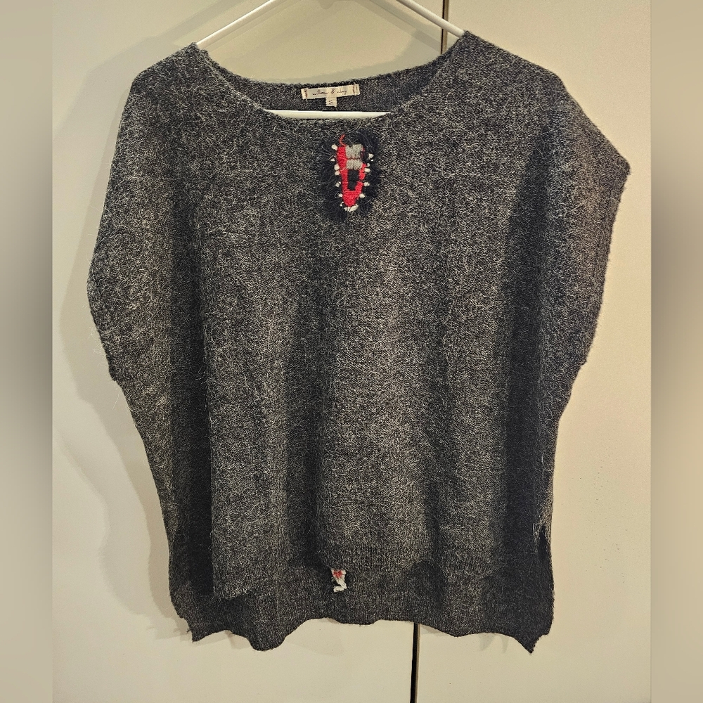 Willow & Clay Gray Alpaca Blend Womans Small Vest